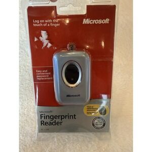 Microsoft Fingerprint Reader USB Port PC Computer Security Model 1033 Windows